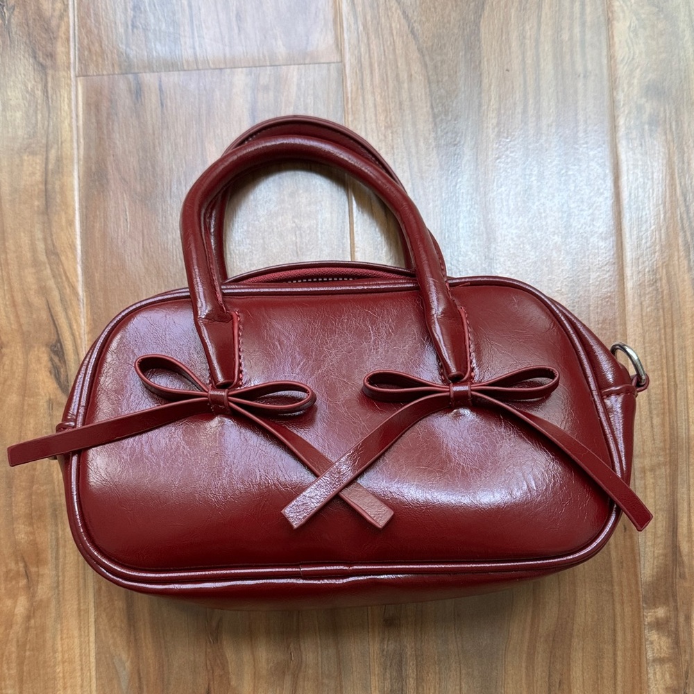 Coquette Girl Cherry Red Purse